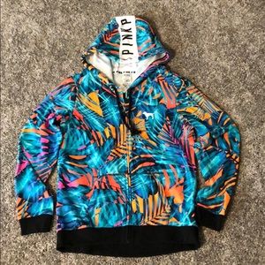 Brand w/ tag. Bright colored palm PINK sweatshirt.